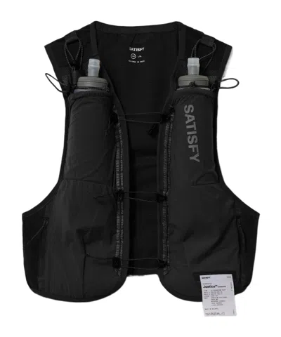 Satisfy Lightweight Mesh Sports Vest In Black