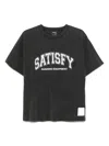 Satisfy Logo-print T-shirt In Gray