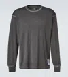 Satisfy Logo Technical T-shirt In Gray