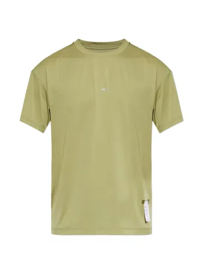 Satisfy Logo-print Crew-neck T-shirt In Green
