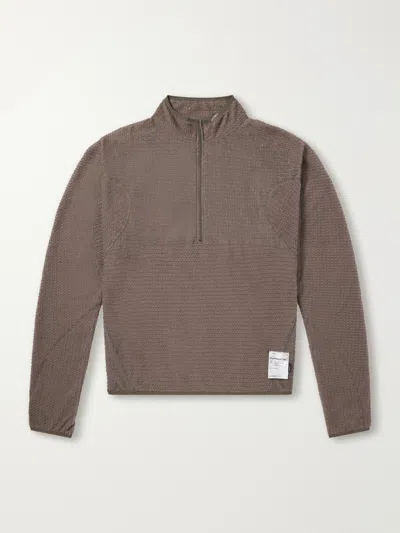 Satisfy Half-zip Sweatshirt In Brown