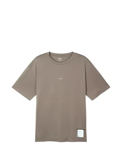 Satisfy Logo-print T-shirt In Brown