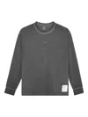 Satisfy Logo Technical T-shirt In Gray