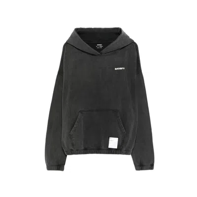 Satisfy Long-sleeve Pocket Hoodie In Black