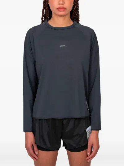 Satisfy Long-sleeve T-shirt In Blue