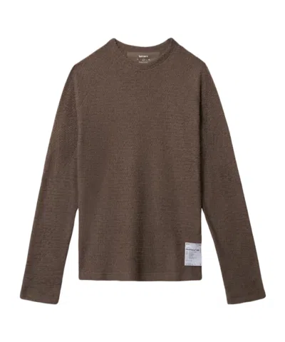 Satisfy Long-sleeved T-shirt In Brown