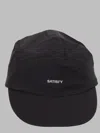 Satisfy 31000-00001 Recycled Polyester Flat Peak Baseball Cap In Black