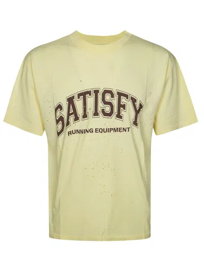 Satisfy Men's Mothtech Mini T-shirt In Yellow