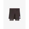 Satisfy Brown 8” Shorts In Quicksand