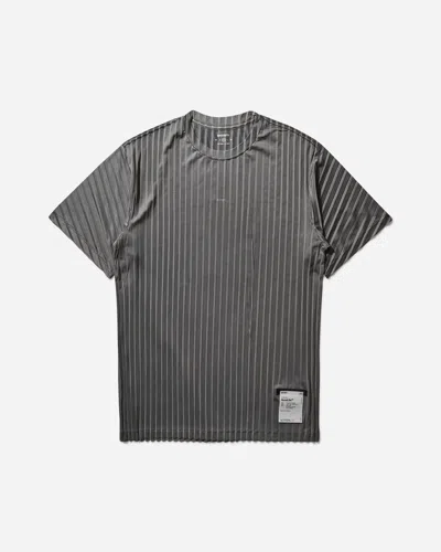Satisfy Men S Auralite Pleated T-shirt Mineral Graphite