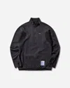 Satisfy Fuzzfleece Logo Half-zip Sweatshirt In Black