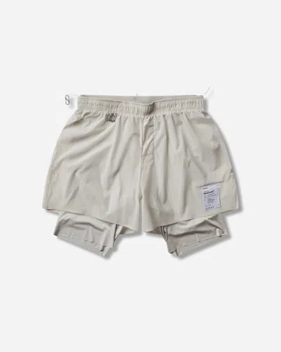 Satisfy Men S Heatcrush 8in Desert Shorts Moonstruck In Gray