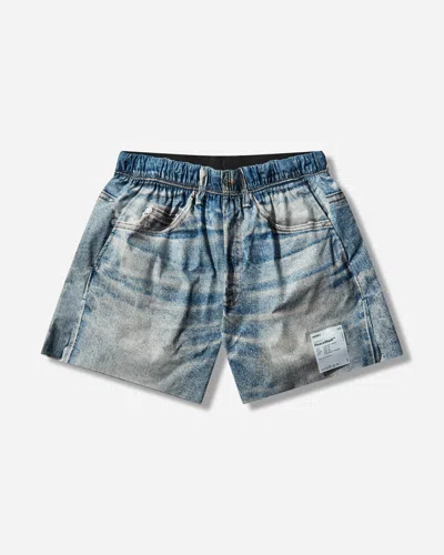 Satisfy Men S Peaceshell 5in Unlined Shorts Digital Denim In Blue