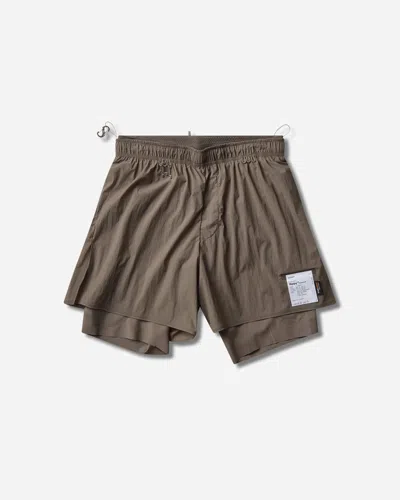 Satisfy Men S Rippy Cordura 8in Trail Shorts Morel In Green
