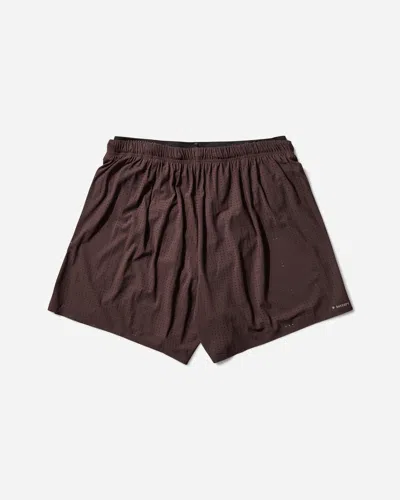 Satisfy Men S Space-o 5 Shorts Deep Mahogany In Red