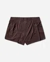 Satisfy Men S Space‑o 2.5 Distance Shorts Deep Mahogany In Brown