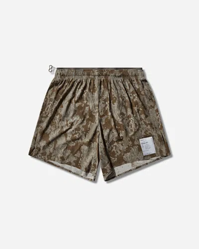 Satisfy Men S Space‑o 5 Shorts Camo In Green
