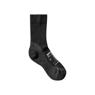 Pre-owned Satisfy Merino Nylon Tube Socks 'black' | Men's Size 43