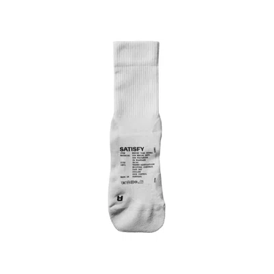 Pre-owned Satisfy Merino Nylon Tube Socks 'off White' | Men's Size 39
