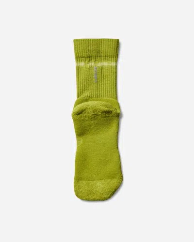 Satisfy Merino Nylon Tube Socks Tie Dye Grenoble In Green