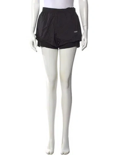 Pre-owned Satisfy Mini Shorts In Black