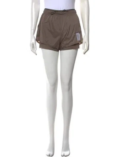 Pre-owned Satisfy Mini Shorts In Brown