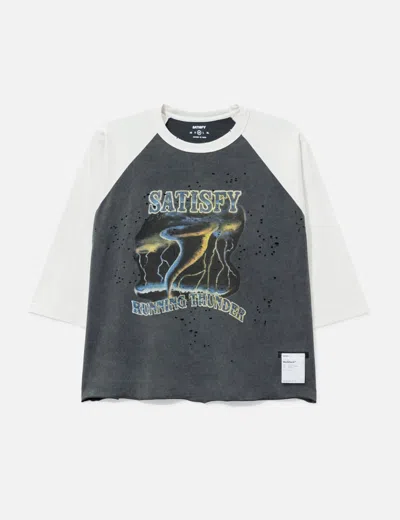 Satisfy Mothtech™ Baseball T-shirt In Gray