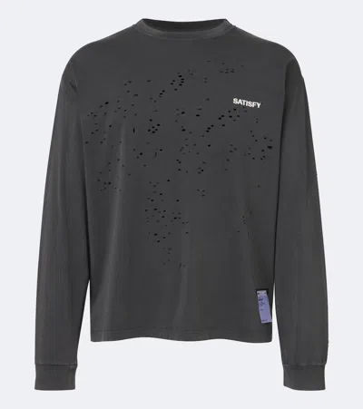 Satisfy Mothtech™ Cotton T-shirt In Black