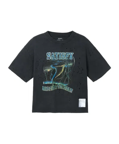 Satisfy Mothtech Crew-neck Tshirt In Green