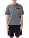 Satisfy Mothtech Destroyed Running T-shirt In Grey In Gray