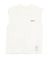 Satisfy Mothtech Distressed Muscle T-shirt In White