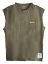Satisfy Mothtech™ Distressed Sleeveless Vest In Green