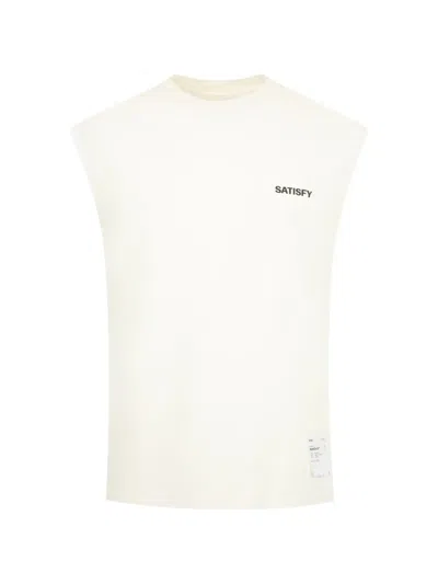 Satisfy Mothtech Distressed Tank Top In Yellow