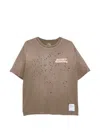 Satisfy Mothtech Distressed T-shirt In Brown