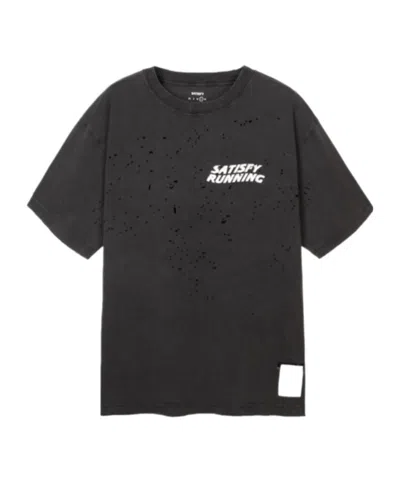 Satisfy Mothtech Distressed T-shirt In Multi