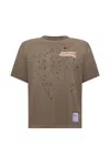 Satisfy Mothtech Distressed T-shirt In Brown