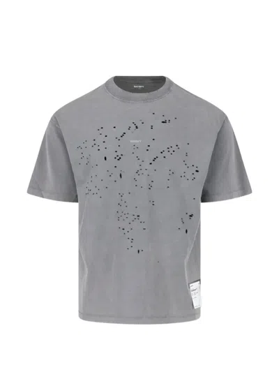 Satisfy Mothtech Distressed T-shirt In Gray