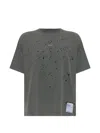 Satisfy Mothtech™ Distressed T-shirt In Gray