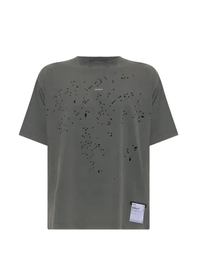 Satisfy Mothtech™ Distressed T-shirt In Green