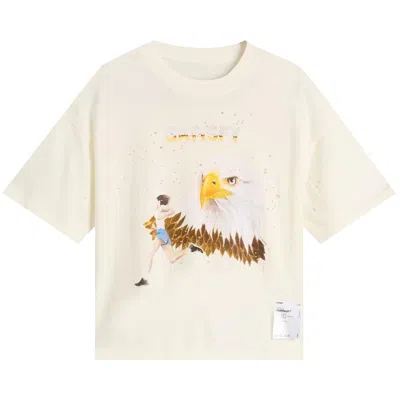 Pre-owned Satisfy Mothtech Eagle T-shirt 'off White' | Women's Size L