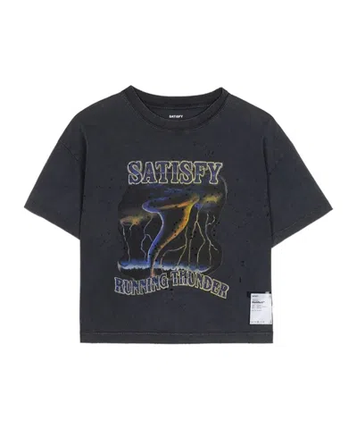 SATISFY MOTHTECH GRAPHIC-PRINT T-SHIRT