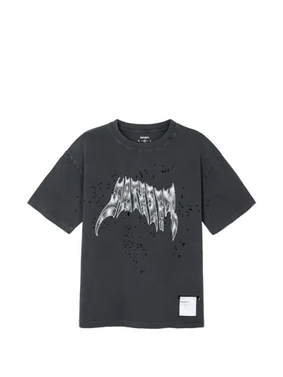 Satisfy Mothtech™ Logo-print T-shirt In Gray