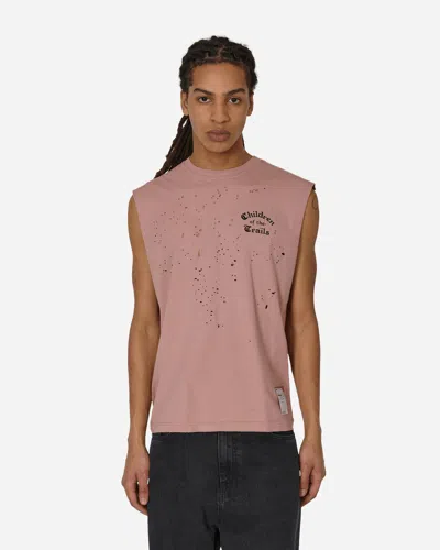 Satisfy Mothtech Muscle T-shirt Ash Rose In Pink