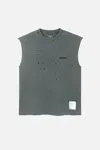 Satisfy Mothtech Muscle Tee In Gray