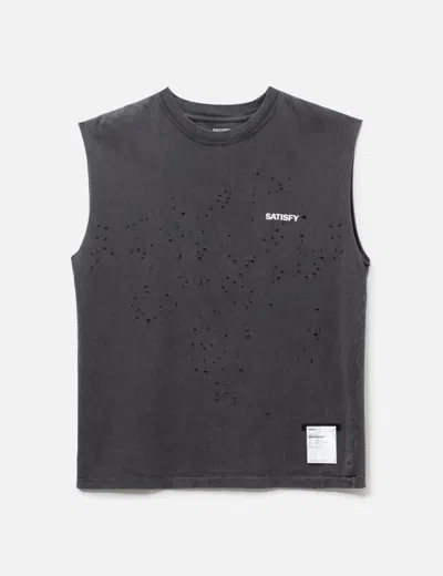 Satisfy Mothtech™ Muscle Tee In Black/黑色/블랙/ブラック