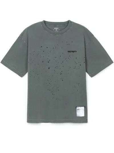 Satisfy Mothtech Muscle Tee In Blue