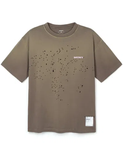 Satisfy Mothtech Muscle Tee In Brown