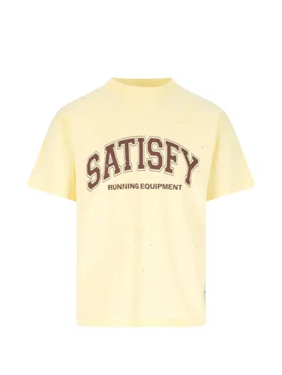 Satisfy T-shirt Mothtech In Yellow
