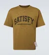 Satisfy Mothtech Printed Cotton Jersey T-shirt In Brown