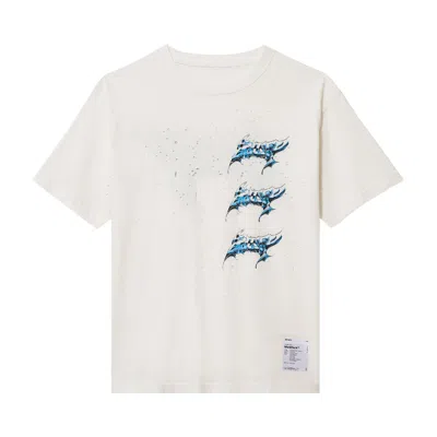 Pre-owned Satisfy Mothtech T-shirt Graffiti 'off White' | Men's Size S
